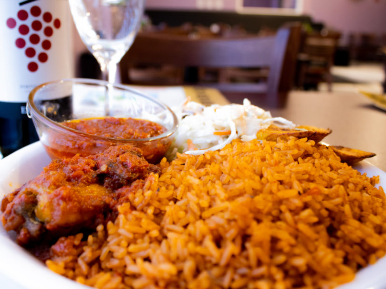 Jollof Rice - African Restaurant - Akins Restaurant & Bar